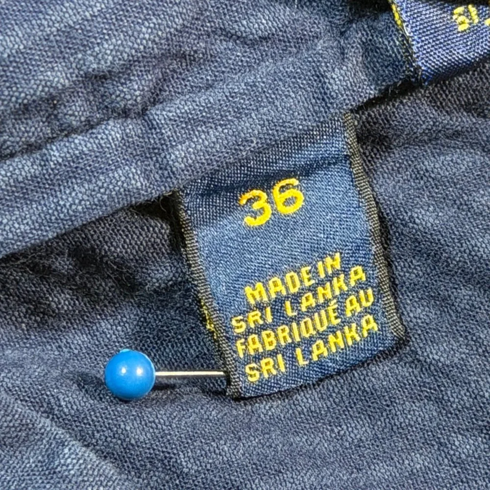 Polo Ralph Lauren Seersucker Shorts Men 36 Blue Stretch Straight Early 2010